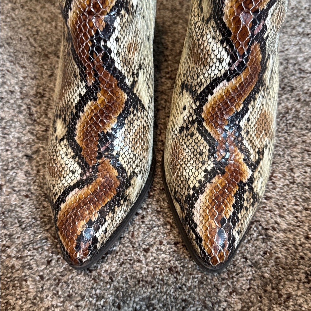 SOLD 
Snakeskin Ankle Boots - Picture 3 of 8